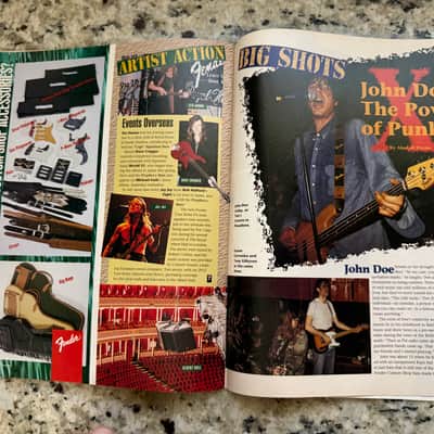 Fender Frontline Magazine Adrian Belen 1994 stratocaster telecaster acoustic Jeff beck D'Aquisto Dick Dale Clarence White buddy guy Fred Stuart image 14