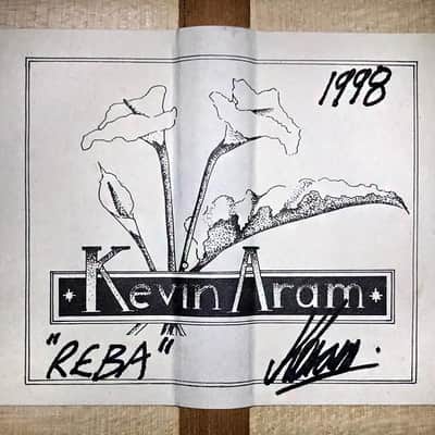 Kevin Aram Reba 1998 Classical Guitar Spruce/Sycamore image 11