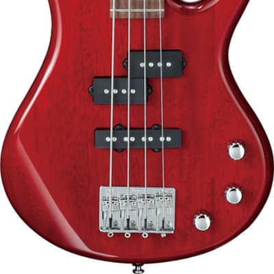 Ibanez Gio SR miKro "Short Scale" 4 String Electric Bass - Transparent Red (GSRM20TR) image 2