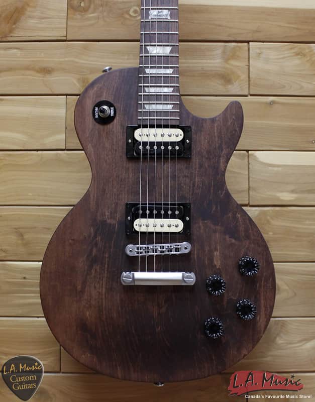 Gibson 2014 Les Paul Junior LPJ14 Chocolate Satin Electric Guitar LPJ14STCH image 1