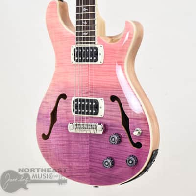 PRS SE Ed Sheeran Flat Back Hollowbody I Baritone Piezo Pink Hombre (s/n: 4276) image 3