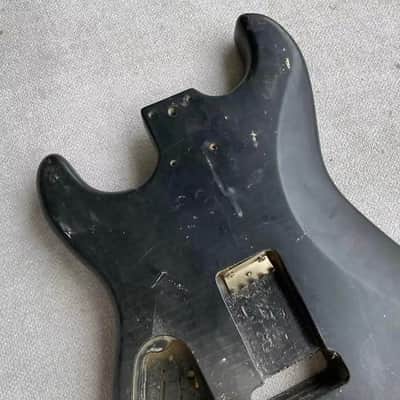 HSS Basswood Skull Head Top Guitar Body in Black image 7