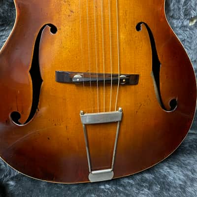 Vintage 1930s *1935* Epiphone Olympic Masterbilt Left Handed Sunburst USA Guitar image 4