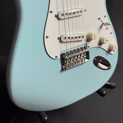 Squier FSR Classic Vibe 70's Stratocaster Electric Guitar Sonic Blue Finish (037) image 6
