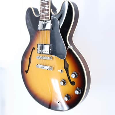 Gibson ES-345 Semi-Hollow Guitar w/ Hardshell Case - Vintage Burst image 3