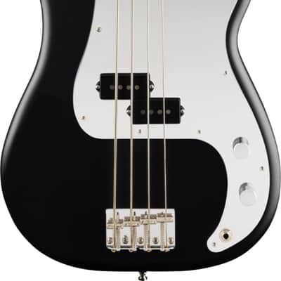 Fender Steve Harris Signature Iron Maiden 50th Anniversary Limited Edition Precision Bass 4-String Bass Guitar, Maple Fingerboard, Satin Black image 1