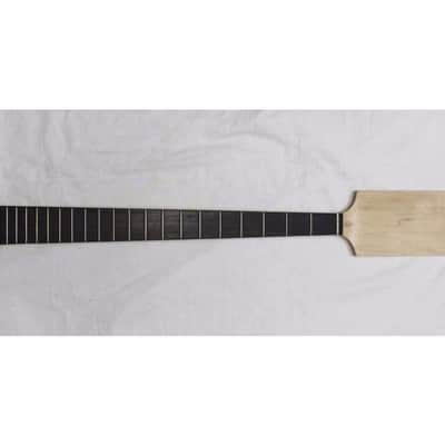 EDEN 32" Short Scale Fretless Paddle Maple/Rosewood Bass Neck with lines image 3