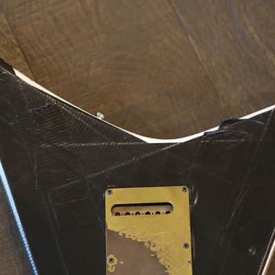 2009 Jackson Custom Shop LTD Randy Rhoads Concorde Tribute White w/ Black Pinstripes Relic +COA OHSC image 19