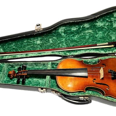 Vintage 4/4 Violin Outfit – One-Piece Flamed Maple Back – Warm Resonant Tone – Bow & Case – Ready to Play - Video image 24