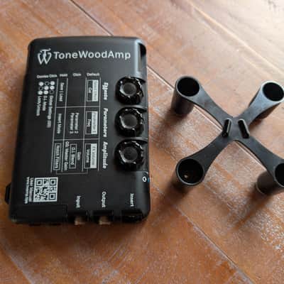 ToneWood Amp Attachable Acoustic Guitar Multi FX Unit Black No Issues image 1