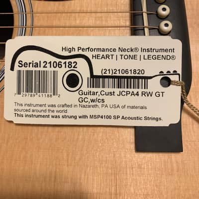 Martin JCPA4 acoustic guitar image 10