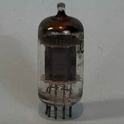 1950s Tung Sol 12AU7 ECC82 Vintage Gray Plate D Getter Preamp Tube! T483 image 4