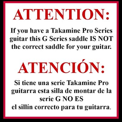 Takamine G Series TGP0756KS INTEGRATED STRAIGHT Saddle for CP100 pickup / OEM part / Saddle Only / TUSQ image 6