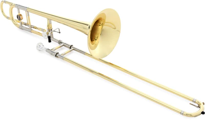 Yamaha YSL-882IIO Xeno Professional Tenor Trombone with F Attachment - Clear Lacquer image 1