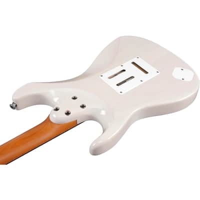 Ibanez AZ Prestige AZ2204N-AWD 6-String Solid Body Electric Guitar with Rosewood Fretboard, Right-Handed, Antique White Blonde image 9