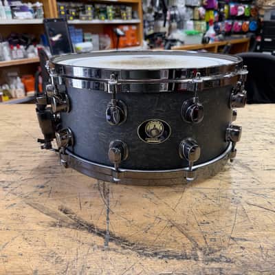 Used Mapex Black Panther Premium Series Birdseye Maple Matte Black 14"x 6.5" Wood Snare Drum Made in China image 3