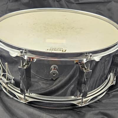 Premier Steel Snare Drum 14x5 8-Lug 1980s-1990s - Chrome image 4