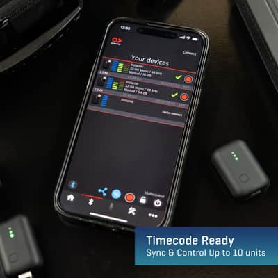 Zoom Instamic Pro Plus C (Mono Model) Ultra-Compact Wearable 32-bit Float Recorder, & Wireless Microphone, IP67 Waterproof, 16 GB Internal Memory, USB-C + Bluetooth Streaming, Timecode-Ready image 4