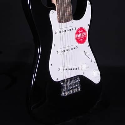 Squier Mini Stratocaster, Laurel FB, Black image 4