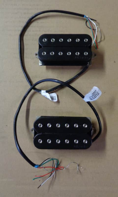 DiMarzio Fusion Edge 6 String Pickup Set Black Neck and | Reverb