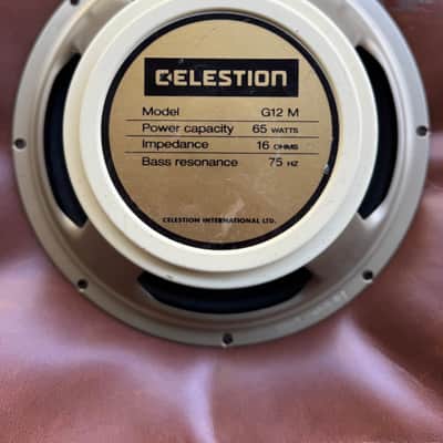 Celestion G12M-70 8 ohm / 70 watt | Reverb