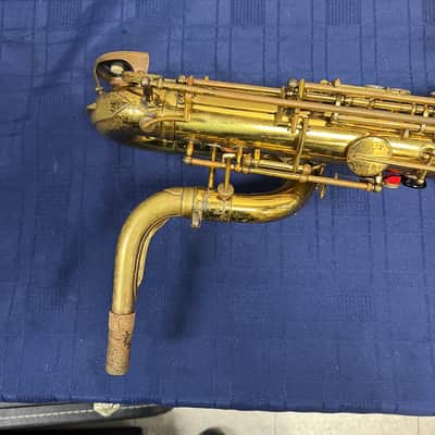 Vintage H. Couf Superba I Eb Pro Bari Baritone Sax Saxophone Made in Germany 1976 image 3