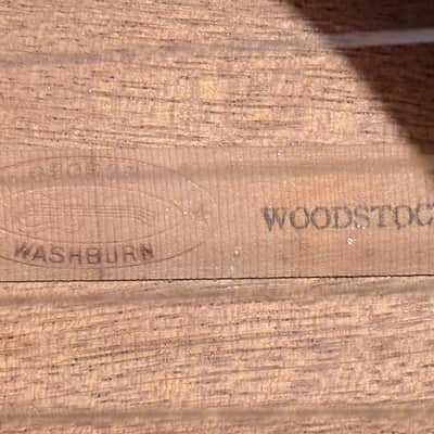 Vintage Washburn Woodstock EA40 electro acoustic 1979, tobacco sunburst, hard case image 11