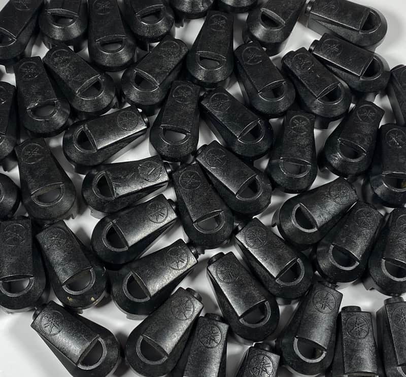 Yamaha Stage Custom Nouveau Plastic Hook Lug Set of 8 Bass Drum Tom Snare U0037140 image 1