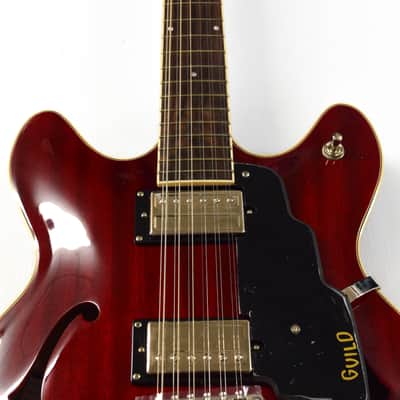 Guild Starfire I 12-ST 12-string Semi-hollow - Cherry Red image 2