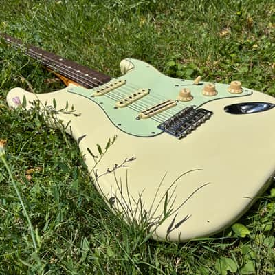 Fender Stratocaster 1993-94 ST62-58US Made in Japan Kurt Cobain VMA Strat Hotrail Seymour Duncan image 6