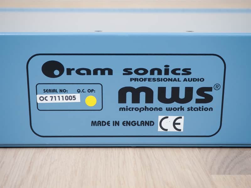Oram Sonics MWS Dual Channel Preamp Equalizer Class A Analog Rack