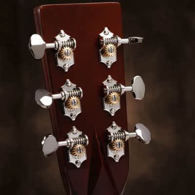 Waverly Guitar Tuners with Butterbean Knobs, for Solid Pegheads, Nickel, 3L/3R image 4