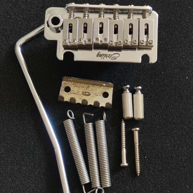 Sterling By Music Man Designed Bridge - Chrome | Music Man JP stock bridge | Expedited Delivery Included | image 1