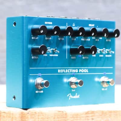 Fender Reflecting Pool Delay/Reverb Very Realistic Algorithms Effect Pedal w/Box image 3