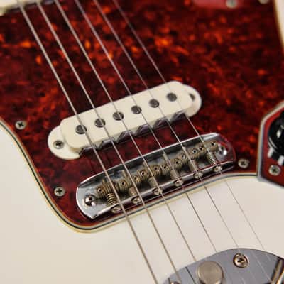 1963 Fender Jaguar Olympic White with Matching Headstock image 10