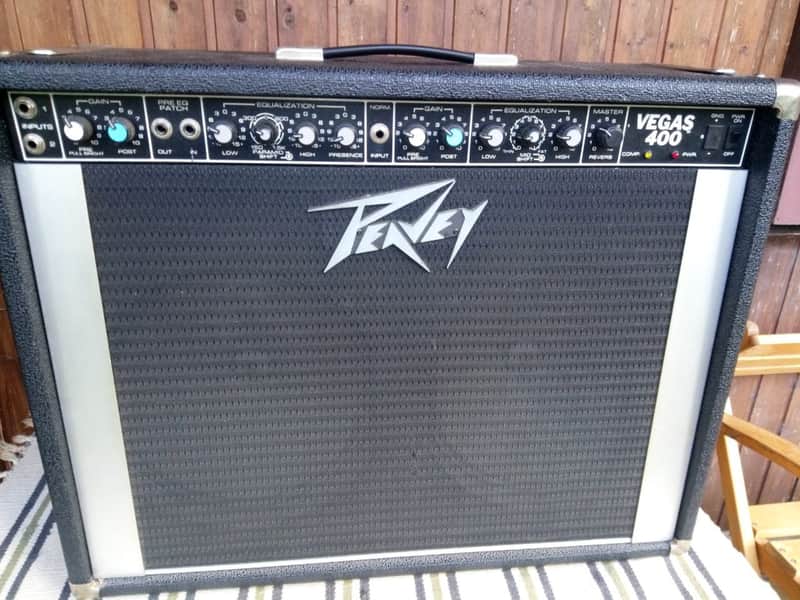 Peavey Vegas 400 'The Clean Machine 'Made in USA ca. 1986 LapSteel / Guitar Amp ! - rare- black image 1