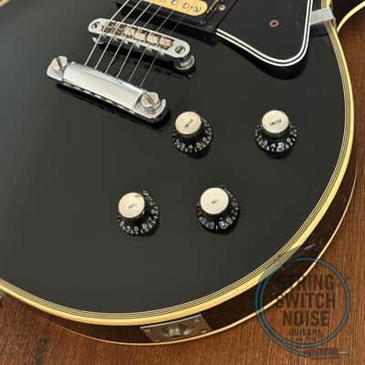 Greco Les Paul Custom Guitar, Black, Made in Japan, 1976, EG480B image 5
