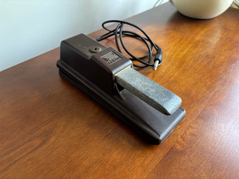 Vintage 1980s Brown Roland Expression Sustain Foot Pedal image 1