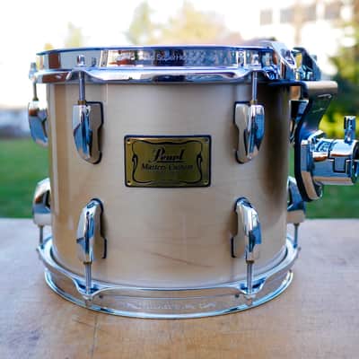 Pearl Masters Custom MMX Tom 10" x 8" Platinum Mist EXC image 1