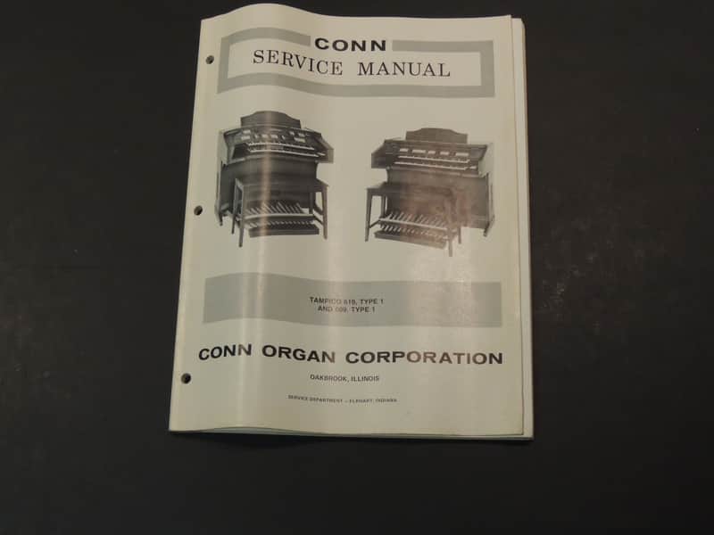 Conn Tampico 619 Type 1 & 609 Type 1 Service Manual