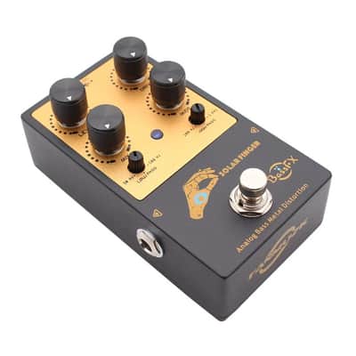 Fanmuzk Solar Finger Bass Pedal Metal Distortion with Low-pass High-pass Control image 2