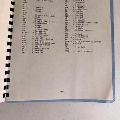 Gibson Shipping Totals 1948-1979 Reference Book 1992 Guitar Production Guide Rare image 5