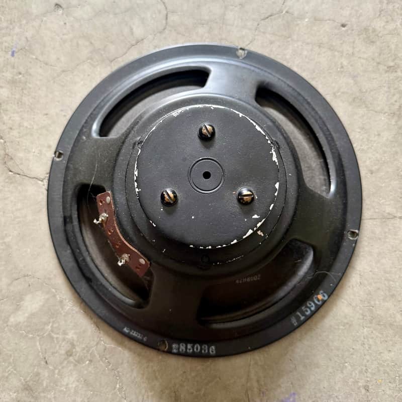 Magnavox 12” Alnico guitar speaker c 1960 25 watt 8 ohm original vintage USA fender hammond image 1