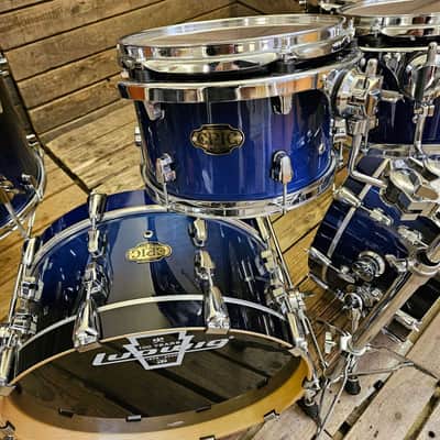 Drum Kit Ludwig Epic Modular, Blue To Black Fade USED! RKMOD060526 image 4