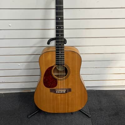 Rare American Acoustech ESVL-1 Natural Acoustic Guitar with Hard Case [Left Handed] image 2