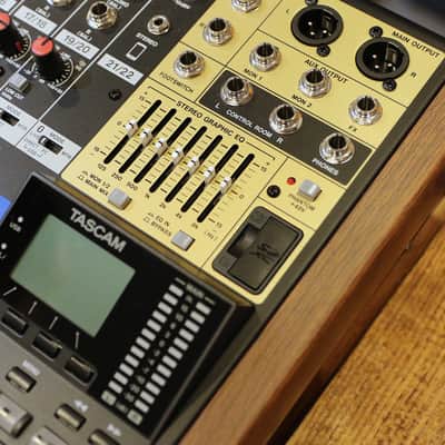 TASCAM Model 24 Multitrack Recorder / Mixer / USB Interface 2018 - Present - Black with Wood Cheeks image 2