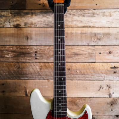 1965 Fender Musicmaster II in Olympic White image 2
