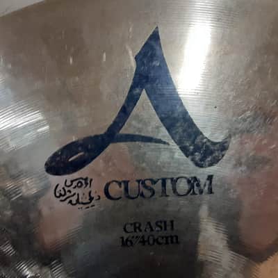 Zildjian 16" A Custom Crash Cymbal 1991 - Present - Brilliant image 4