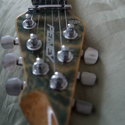 Peavey Wolfgang Custom Shop 2003 Blue quilt image 7