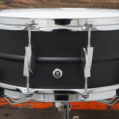 Canopus 6x14" Aluminum Alloy Snare Drum - Jet Black image 7
